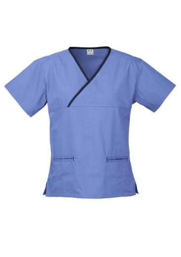 Picture of Biz Collection Ladies Cross Over Scrub Top